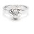 Anello Chanel Camelia in oro bianco 18K e diamante Argento