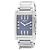 Orologio Hermès Tandem acciaio quadrante blu Argento