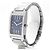 Orologio Hermès Tandem acciaio quadrante blu Argento - vista 2