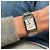 Orologio Hermès Tandem TA1.710 modello misto (uomini e donne). Argento - vista 7