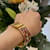 Sehr schönes Hermès Clic-Clac-Armband. Golden  - Ansicht 4