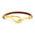 Bracelet Jumbo par Hermès. Doré  - vue 1