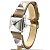 Reloj Hermès Médor de acero y correa de cuero Etoupe Plata - vista 3