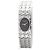 Reloj Dior Miss Dior de acero con esfera negra Plata