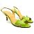 Sandales Hermès, collection "Première". Vert