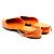 Sandali Hermès in pelle arancione motivo H taglia 35 - vista 4