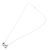 Collana Tiffany & Co Double Loving Heart Oro Bianco 18K e Diamanti Argento - vista 3