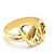 Tiffany & Co Triple Herz Ring 18k Gelbgold Größe 49 Golden - Ansicht 3