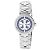 Relógio Tory Burch Reva em aço azul e prata