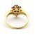 Anello Boucheron in oro giallo 18K con rubini D'oro - vista 4