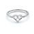 Tiffany & Co Sentimental Heart Ring Platin Diamanten Größe 51 Silber