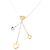 Collana Tiffany & Co Cuori in Oro Giallo e Argento