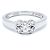 Anello "Ballerine" Cartier. Argento