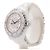 Chanel J12 Uhr aus weißer Keramik mit Diamanten - Ansicht 2