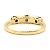 Tiffany & Co Ring 18k Gelbgold Perlen und Rubine Größe 50 Golden - Ansicht 3