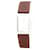 Hermès Tandem bracelet watch in steel Silvery  - view 1