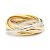 Anello Trinity Cartier in oro giallo D'oro - vista 2