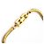Collana Givenchy in metallo placcato oro con chiusura logo D'oro - vista 4