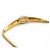 Collana Givenchy in metallo placcato oro con chiusura logo D'oro - vista 5