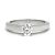 Anello Cartier, modello "Solitaire 1895". Argento