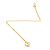 Collana Tiffany & Co con Lucchetto a Cuore in Oro Rosa 18k D'oro - vista 2