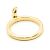 Coquines-Ring von Christian Dior. Golden - Ansicht 4