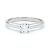 Cartier-Ring, Modell "Solitaire 1895". Silber