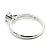 Cartier-Ring, Modell "Solitaire 1895". Silber - Ansicht 4