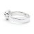 Anello Chanel Camelia in oro bianco 18K e diamante Argento - vista 2