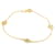Bracciale Anagram di Loewe. D'oro