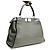 e la borsa iconica Fendi Peekabo Grigio - vista 2