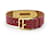 Hermès Kelly watch gold plated steel with red leather bracelet Golden  - view 4