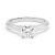 Anello Cartier, modello 'Solitaire 1895'. Argento