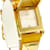 Superbe montre pour femmes Hermès Médor plaquée or. Doré  - vue 4