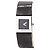 Reloj de dama "MATELASSÉE" de Chanel. Negro