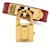 Hermès Kelly watch gold plated with red leather bracelet Golden  - view 1
