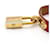 Hermès Kelly watch gold plated with red leather bracelet Golden  - view 3