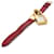 Hermès Kelly watch gold plated steel with red lizard leather strap Golden  - view 5