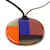 Hermès necklace buffalo horn pendant multicoloured Multiple colors  - view 2