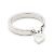 Cartier Ring aus 18 Karat Weißgold mit Diamant Herz Silber