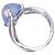 Chanel Ring aus Weißgold mit Chalcedon und Diamant Größe 49 Silber - Ansicht 3