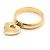 Poiray Ring "Coeur Secret". Golden - Ansicht 5