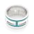 Hermès Move ring silver and blue enamel size 49 Silvery  - view 1
