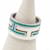 Hermès Move ring silver and blue enamel size 49 Silvery  - view 2