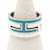 Hermès Move ring silver and blue enamel size 49 Silvery  - view 3