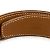 Cinturón reversible Hermès de cuero Barenia y Togo Marrón 70cm Castaño - vista 4
