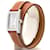 Hermès Tandem bracelet watch in steel Silvery  - view 2