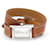 Hermès Tandem bracelet watch in steel Silvery  - view 3