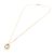 Collier Trinity de Cartier. Doré