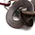 Hermès Karamba necklace buffalo horn rings blue burgundy green Multiple colors  - view 3